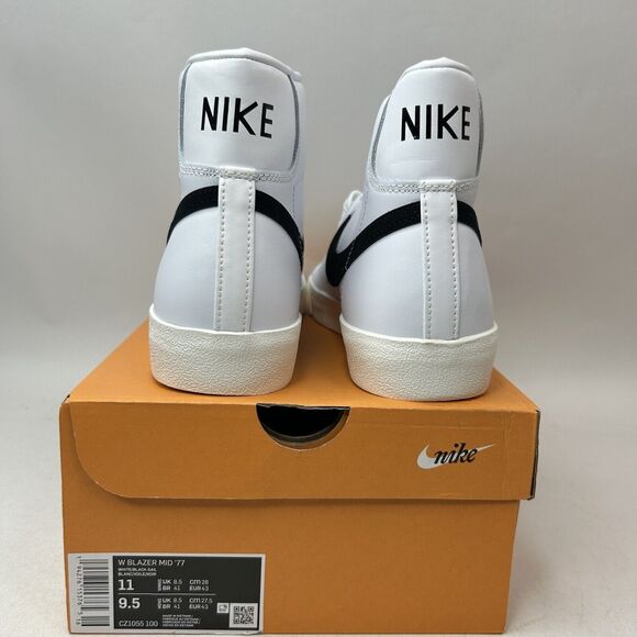 Nike Shoes Blazer Mid 77’ WMNS “Vintage White Black” 2024 - Picture 3 of 4